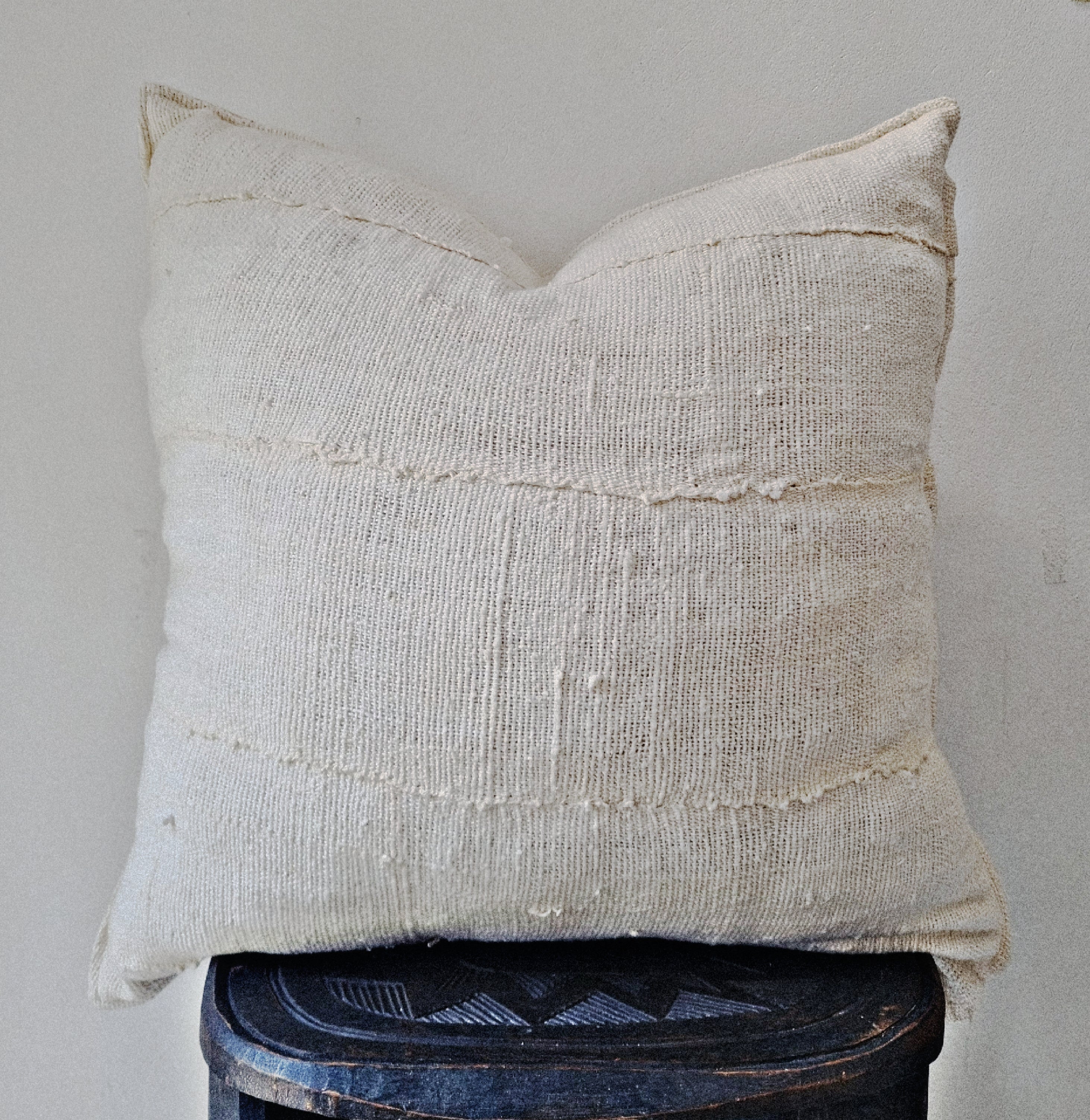 Bamako Cream Mudcloth Cushion