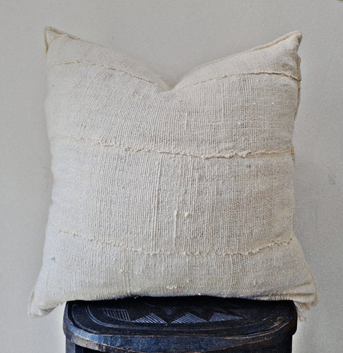 Bamako Cream Mudcloth Cushion