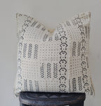 Diema Cream Mudcloth Cushion