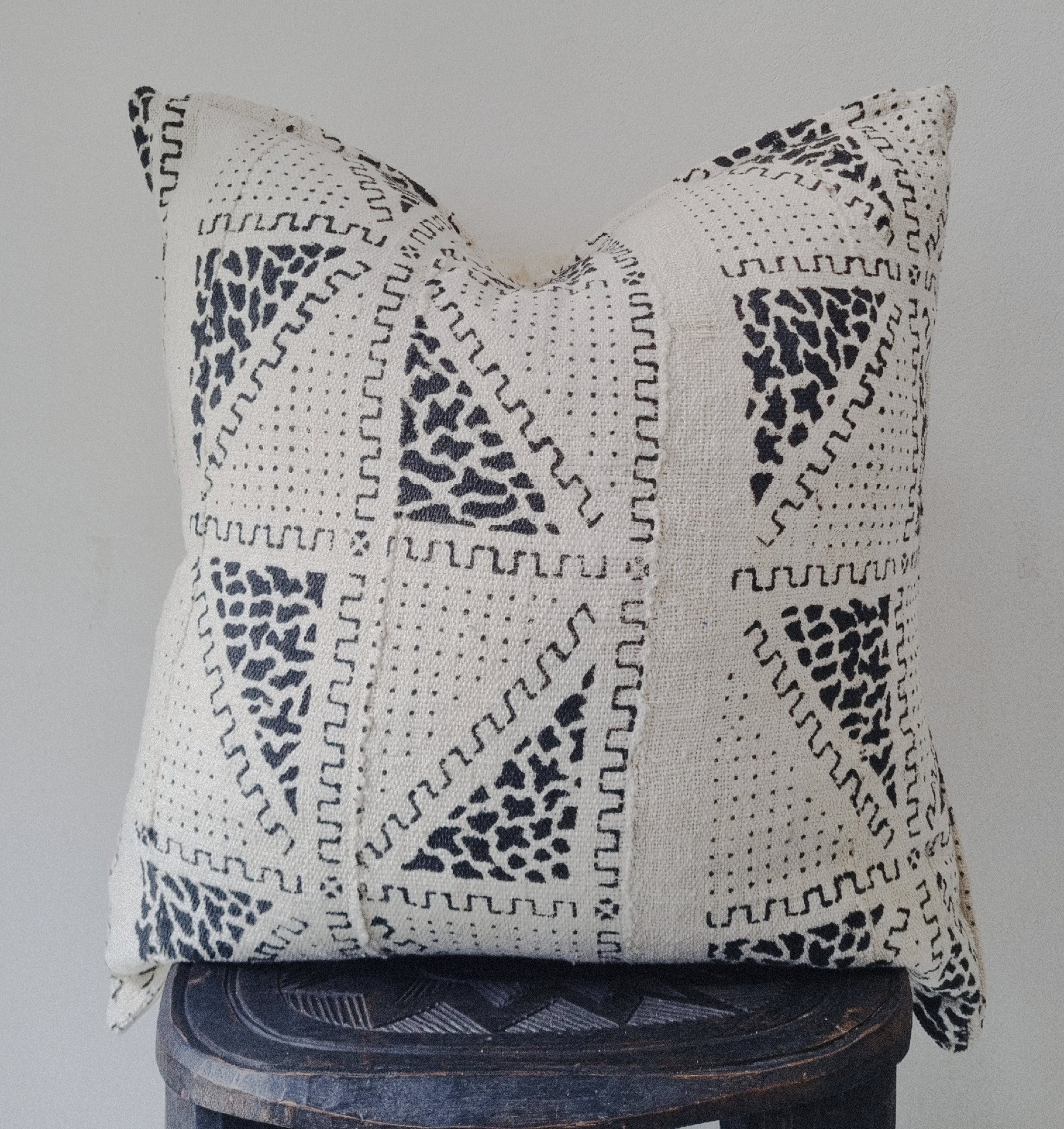 Massigui Cream Mudcloth Cushion