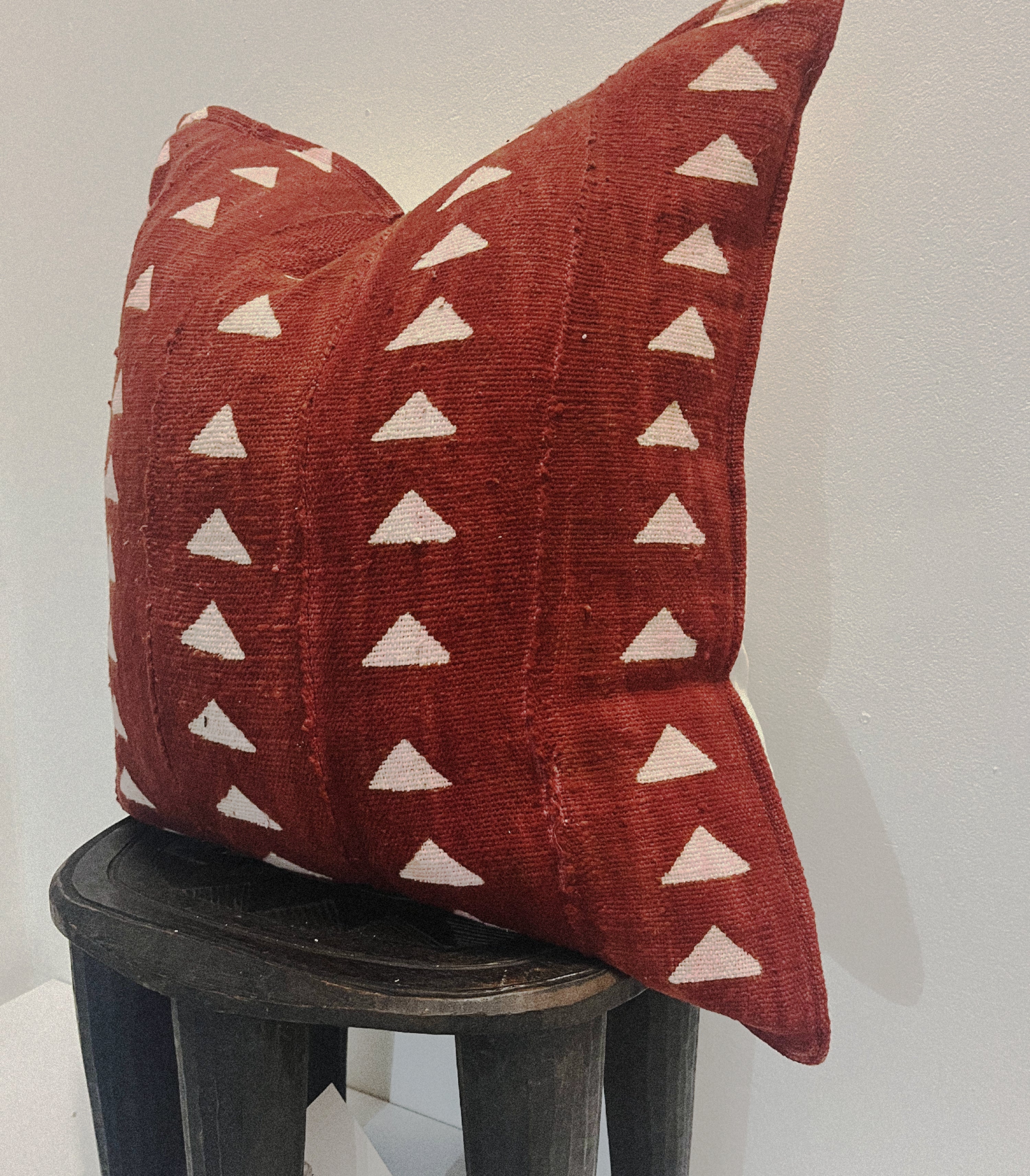 Tonka Rust Mudcloth Cushion