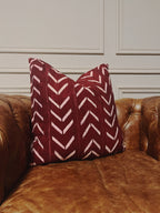 Yorosso Rust Mudcloth Cushion