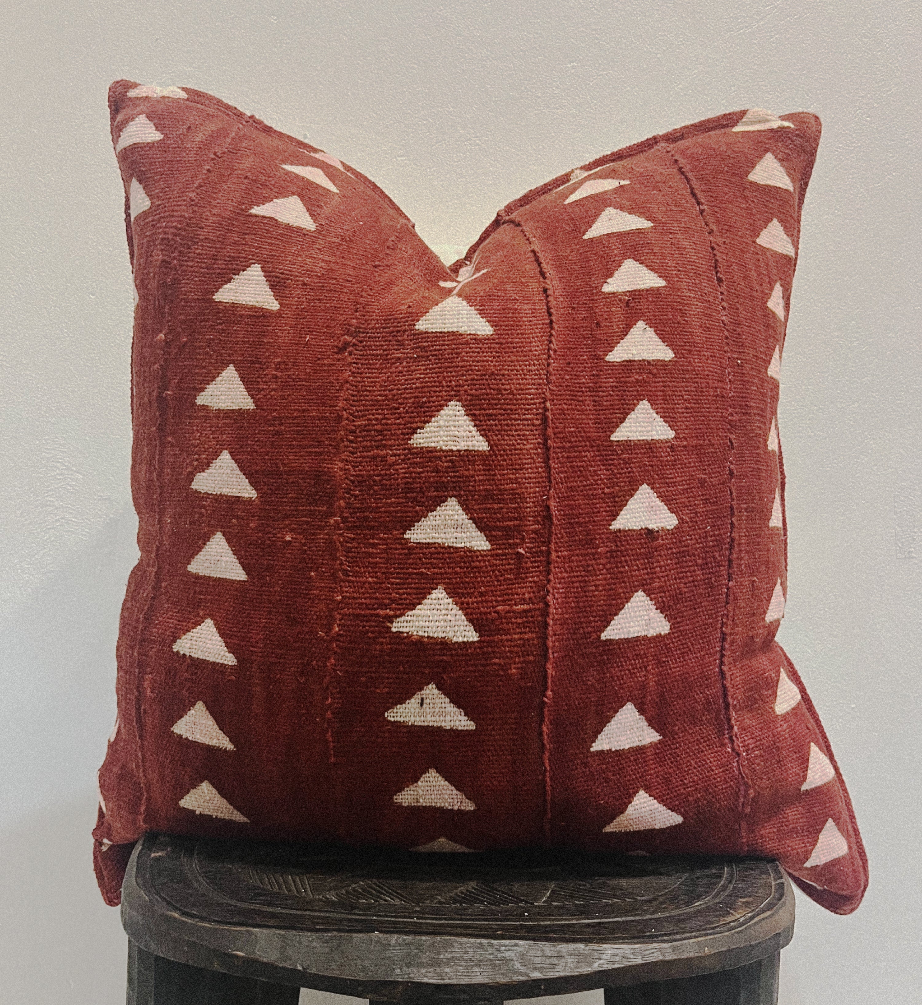 Tonka Rust Mudcloth Cushion