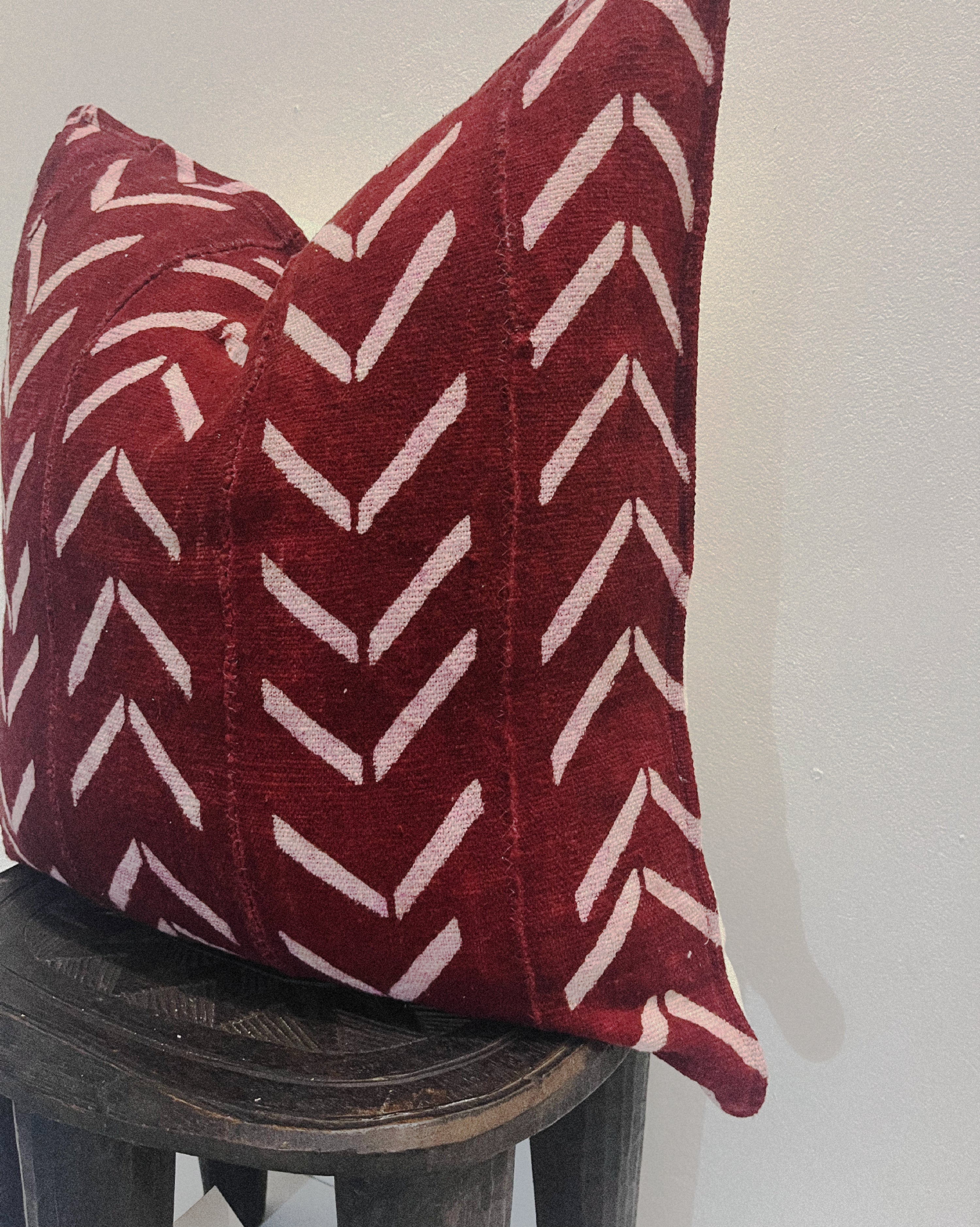 Yorosso Rust Mudcloth Cushion