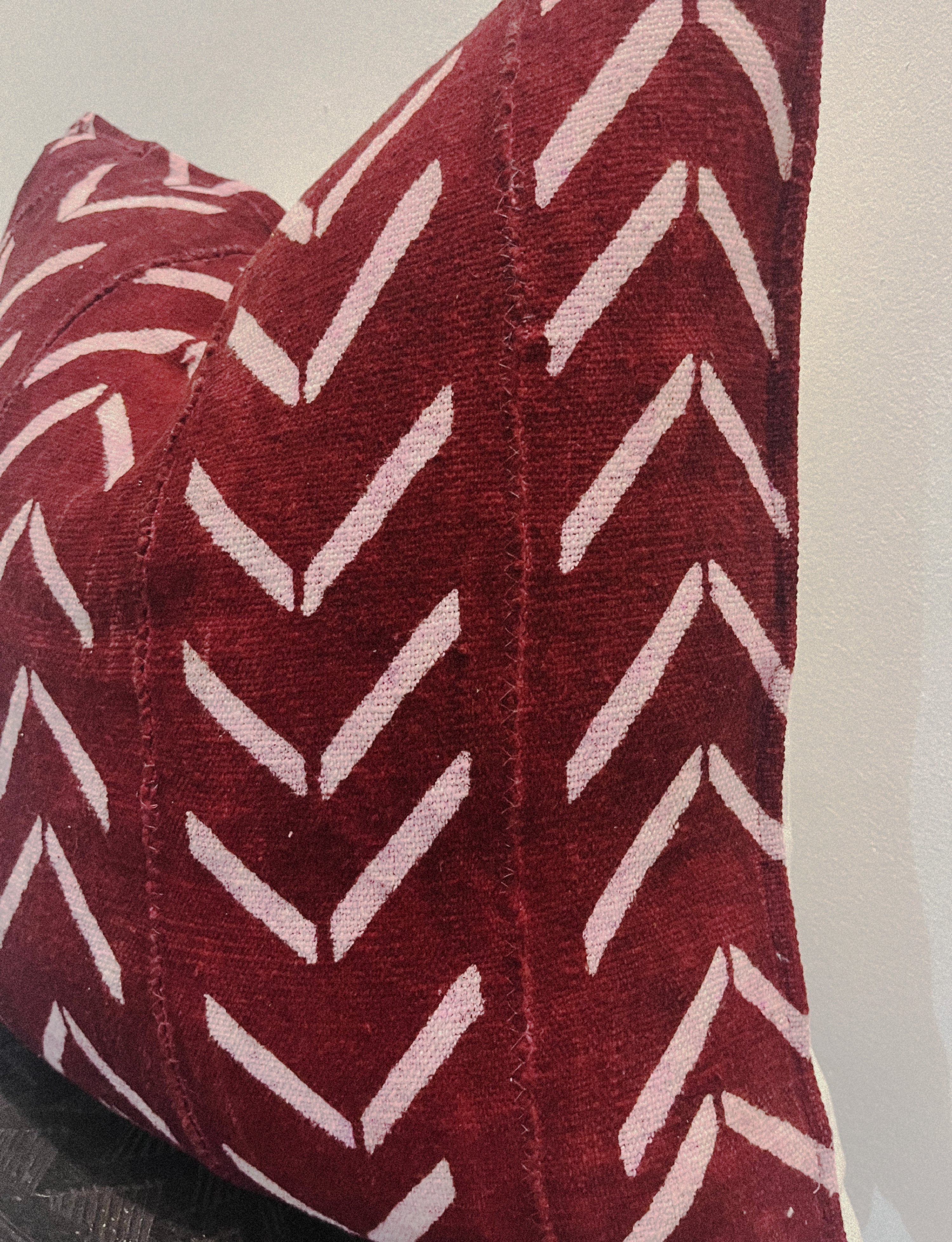 Yorosso Rust Mudcloth Cushion