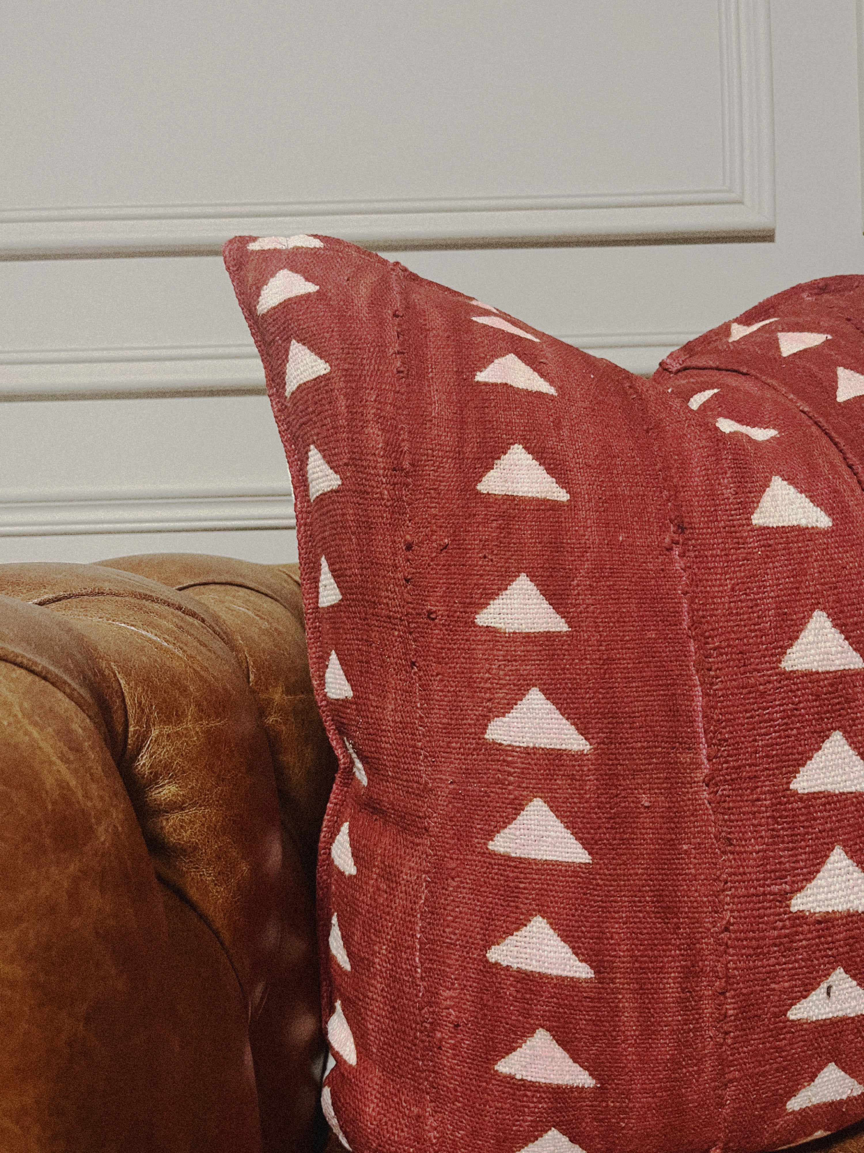 Tonka Rust Mudcloth Cushion