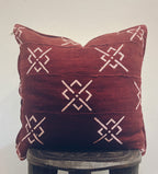 Gao Rust Mudcloth Cushion