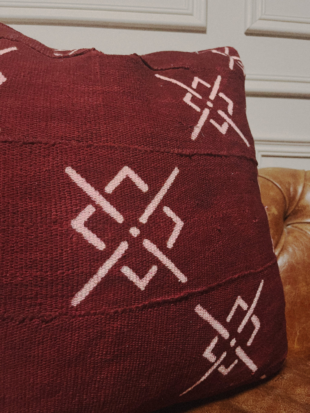 Gao Rust Mudcloth Cushion