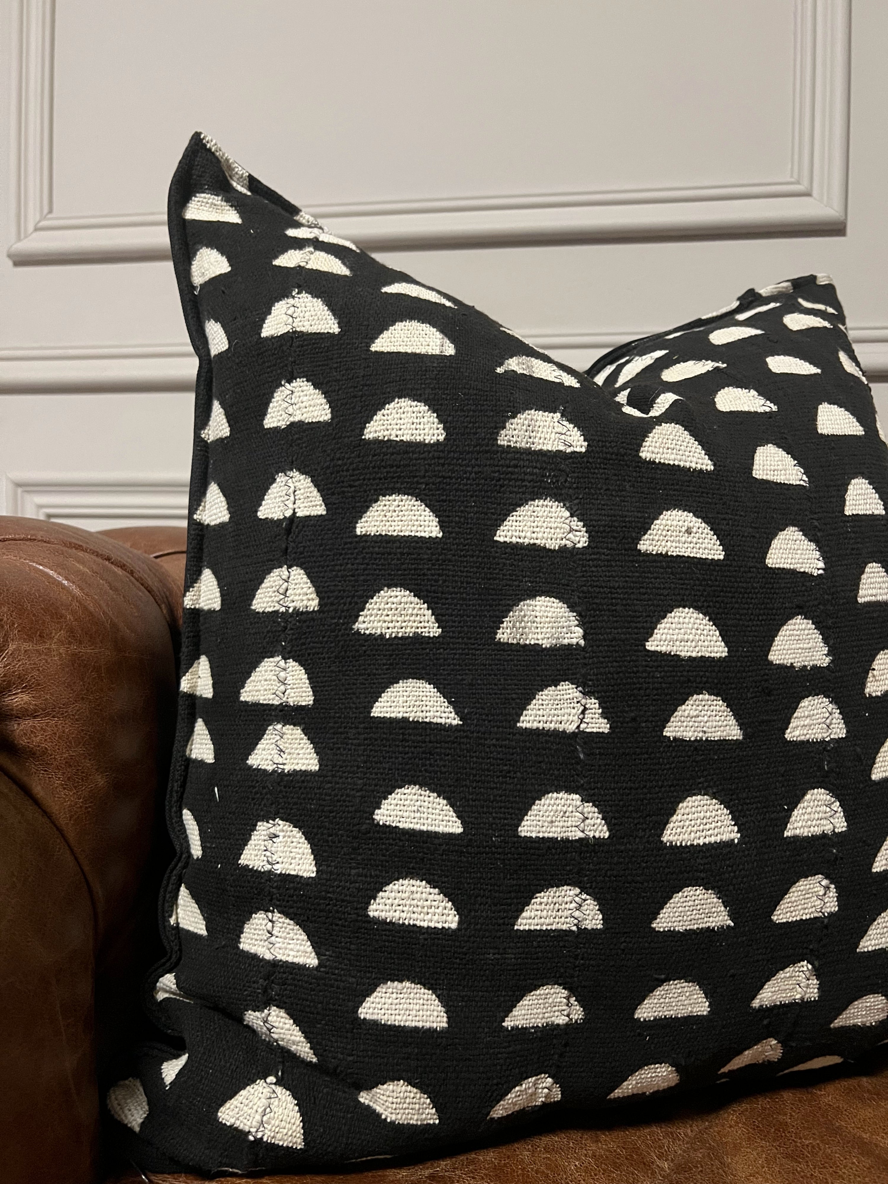 Djenne Black Mudcloth Cushion