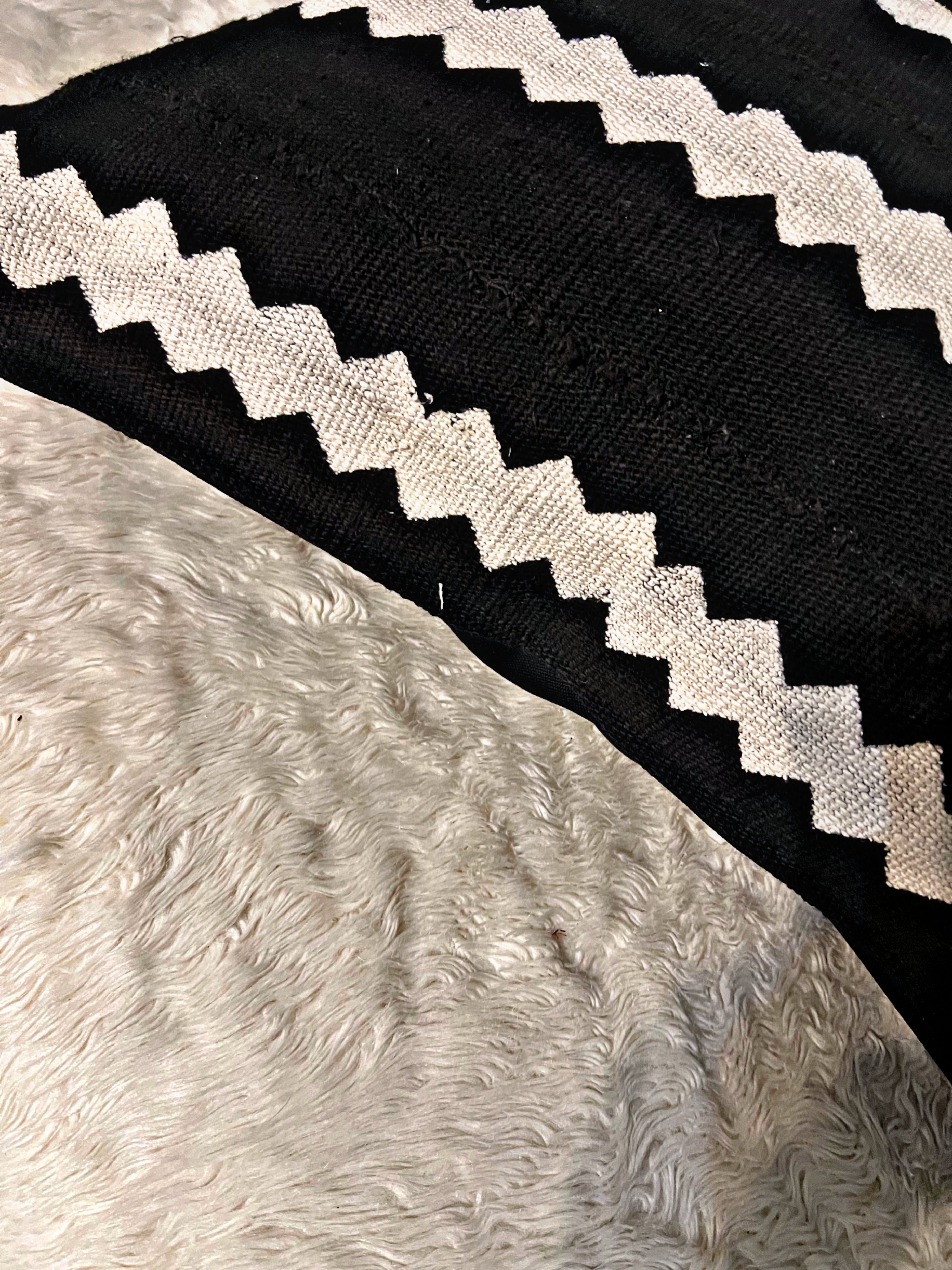 Kita Black Mudcloth Cushion