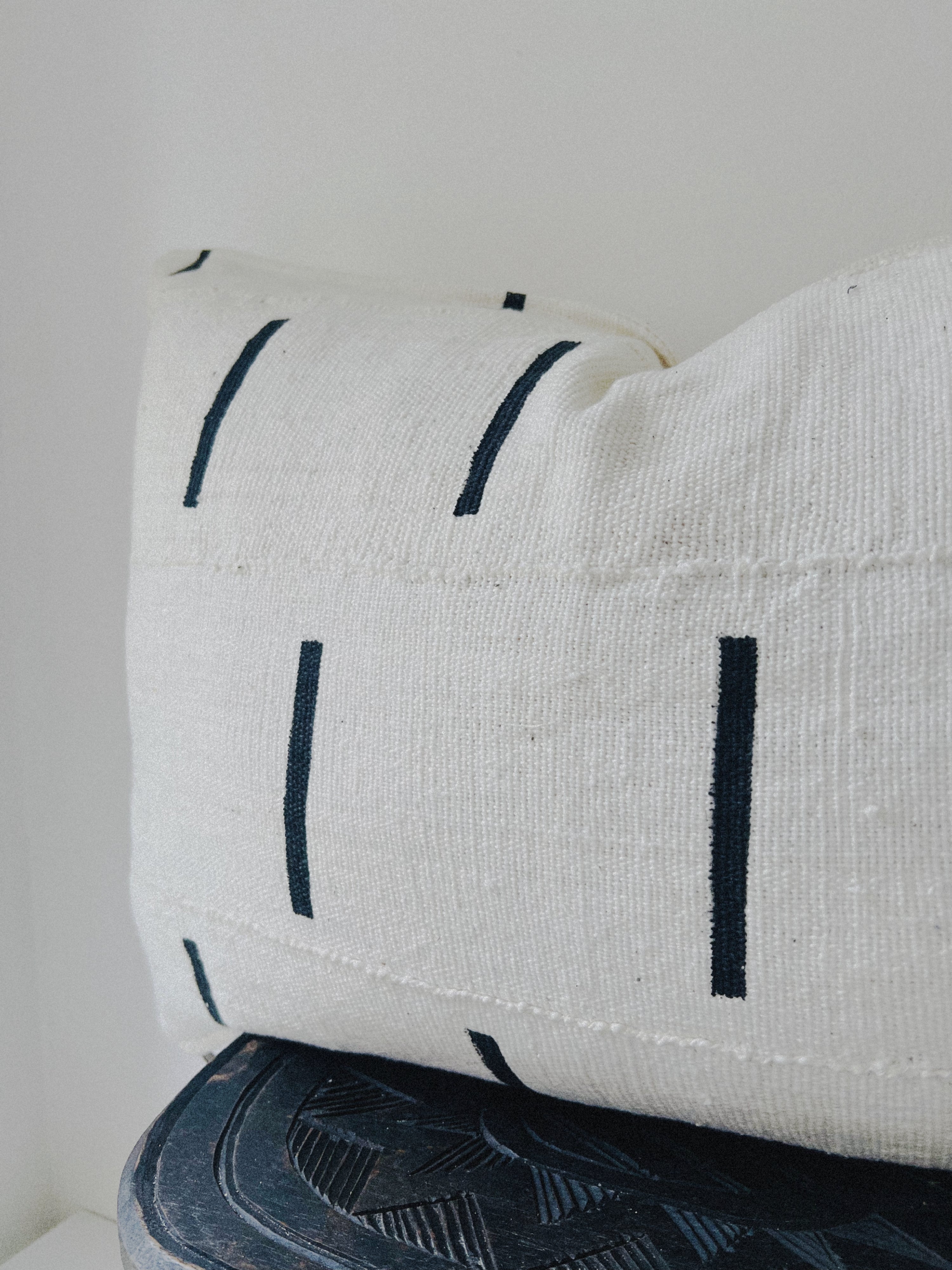 Kolokani Cream Mudcloth Cushion